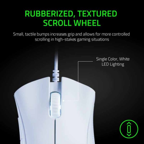 موس گیمینگ ریزر مدل RAZER Deathadder Essential White