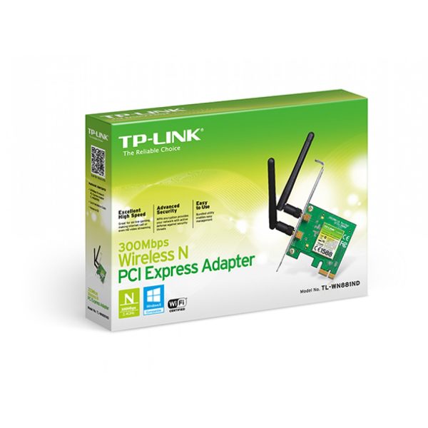 کارت شبکه وایرلس تی پی لینک TP-LINK TL-WN881ND 300N