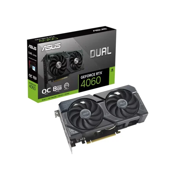 کارت گرافیک ایسوس Dual GeForce RTX 4060 OC Edition 8GB GDDR6