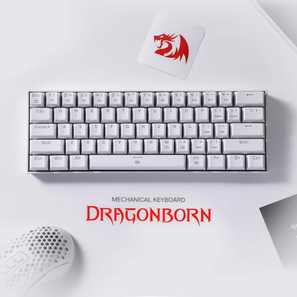 کیبورد گیمینگ ردراگون Redragon Dragonborn K630W-RGB White