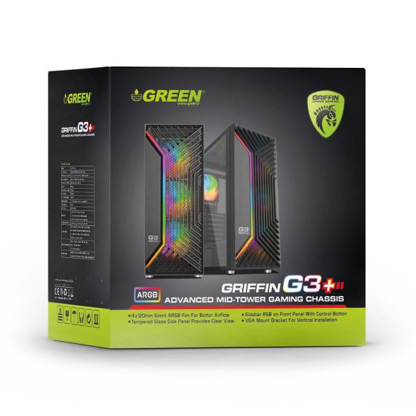 کیس گرین GREEN GRIFFIN G3 Plus