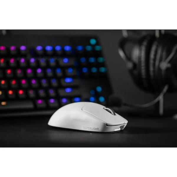 موس بی سیم گیمینگ لاجیتک سفید Logitech G-PRO X Superlight White