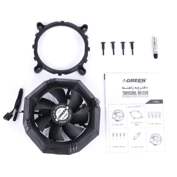 فن پردازنده گرین Fan Green TinyCool 90 EVO