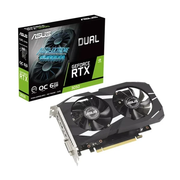کارت گرافیک ایسوس ASUS Dual GeForce RTX 3050 OC Edition 6GB GDDR6